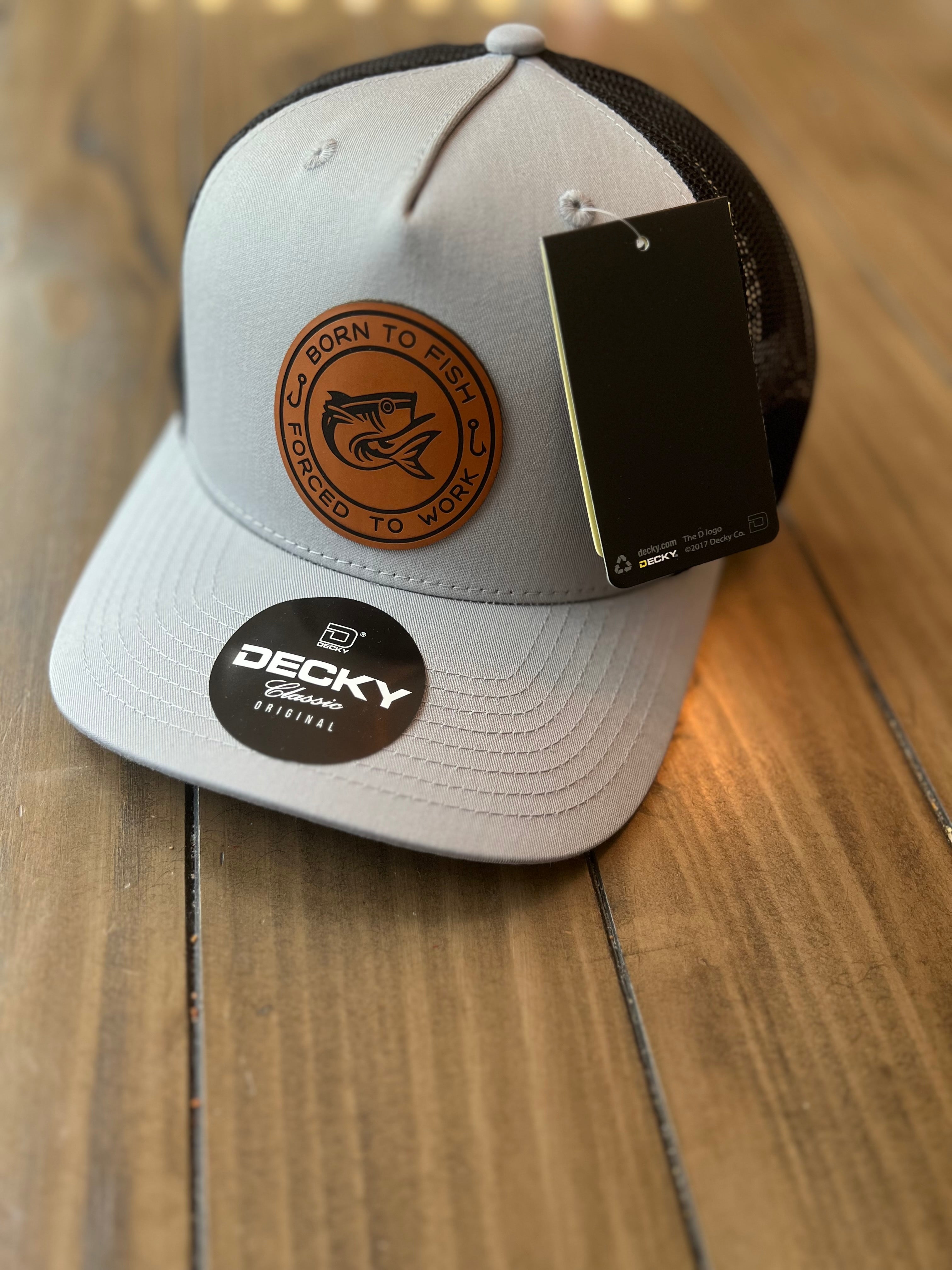 Gray / Black with Born to Fish Patch