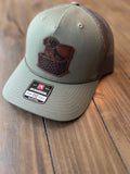 Loden Hat with Dog /Cooler patch