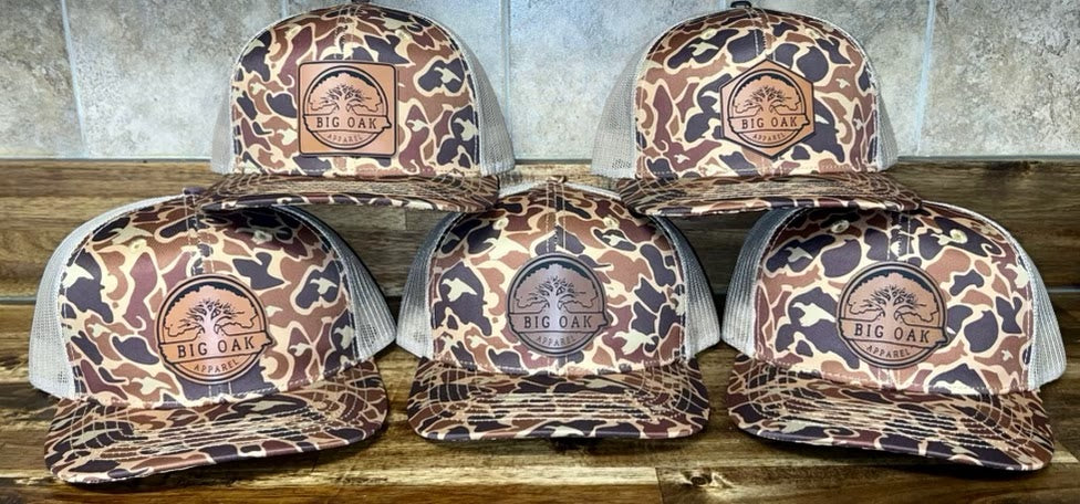 Brown Camo With Duck Big Oak Patch