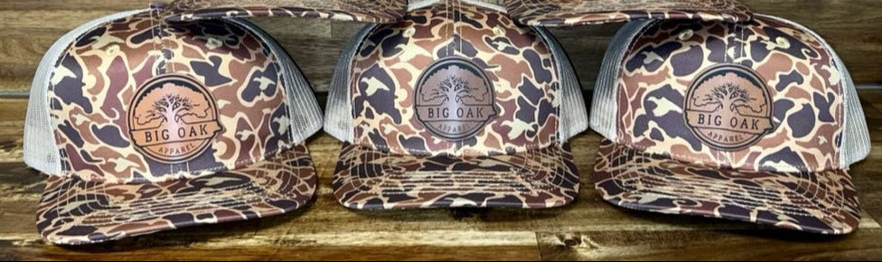 Brown Camo With Duck Big Oak Patch