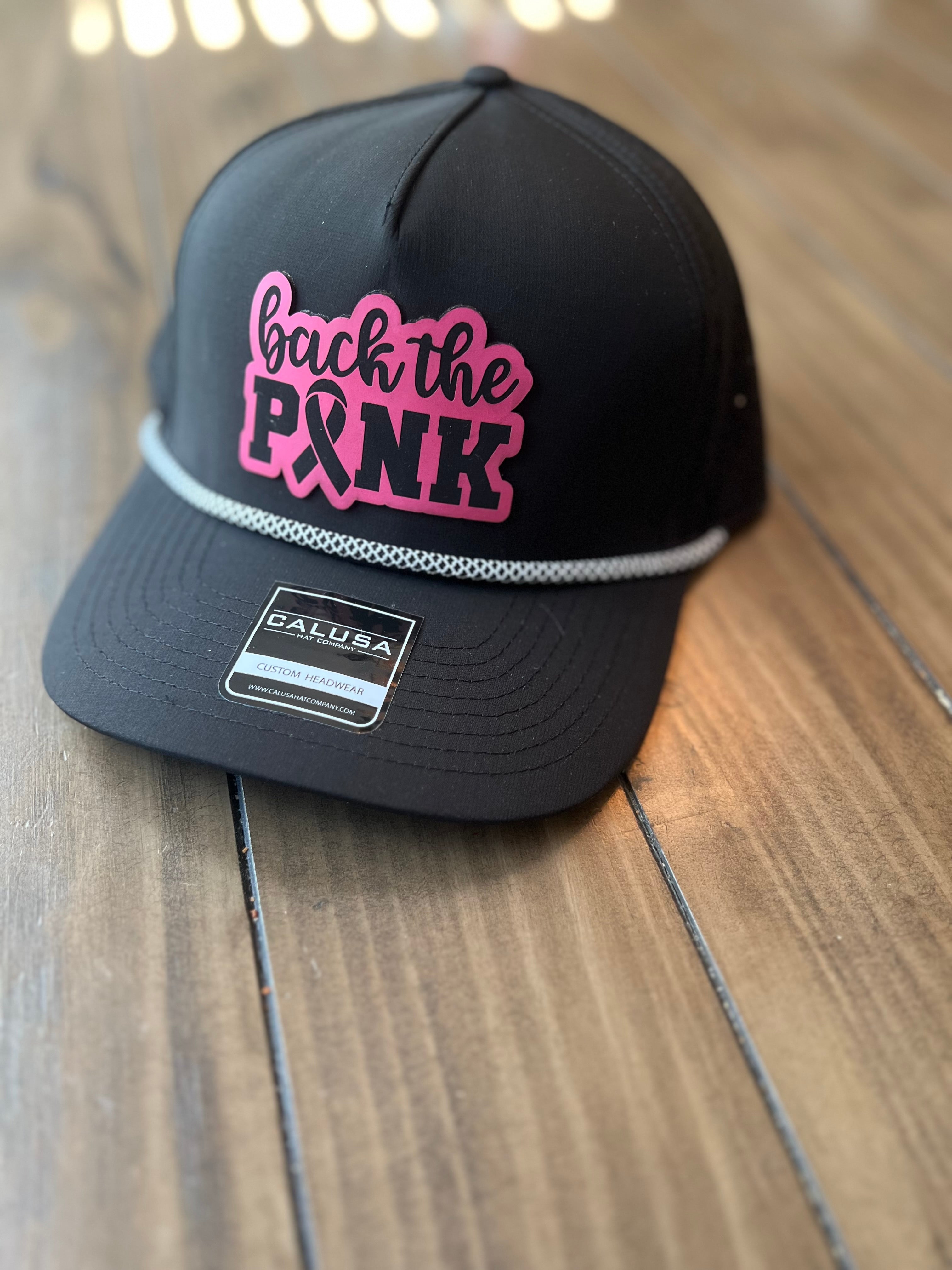Black Back the Pink Hat