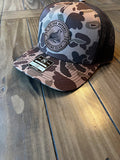Bark Duck camo 5 panel with dove patch