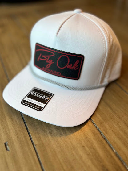 White 5 panel waterproof black/white rope
