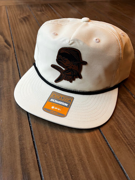 BIRCH/BLACK 5 panel with rope Mahi Patch