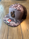 BARK DUCK CAMO/BROWN 7 panel with hook patch