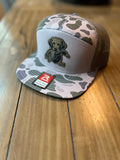 MARSH DUCK CAMO/LODEN 7 panel with bird dog patch