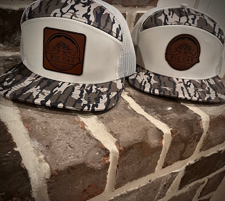 White with Duck Bottomland Camo
